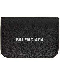 Balenciaga - Black Mini Cash Bifold Wallet - Lyst