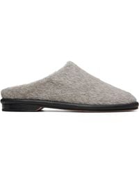 Lauren Manoogian - Ssense Exclusive Brushed Mule Loafers - Lyst