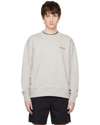 Norse Projects - Pull molletonné arne gris - Lyst