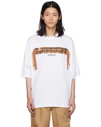 Lanvin - White Curb Lace T-shirt - Lyst
