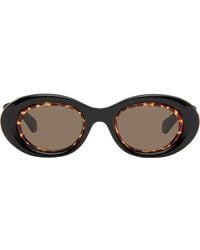 Loewe - Mini Anagram Oval Sunglasses - Lyst