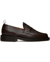 Thom Browne - Brown Classic Penny Loafers - Lyst