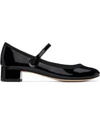 Repetto - Chaussures De Style Charles Ix À Talon Bottier Rose Noires - Lyst