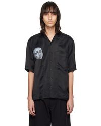 Song For The Mute - Chemise noire à image - Lyst