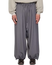 Y-3 - Wool Trousers - Lyst