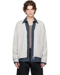 JW Anderson - V-Neck Zip-Up Cardigan - Lyst