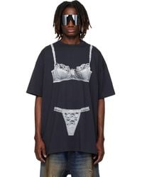 VAQUERA - Trompe L'Oeil Tall T-Shirt - Lyst