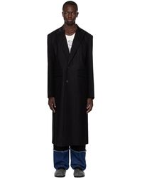 JW Anderson - Black Two-button Coat - Lyst