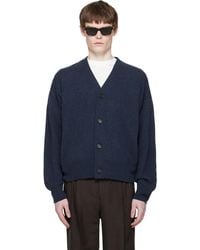 BOSS - Wool Cardigan - Lyst