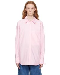 WOOYOUNGMI - Pink Pocket Shirt - Lyst