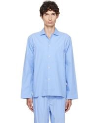 Tekla - Poplin Long-Sleeved Pyjama Shirt - Lyst