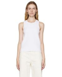 we11done - Racer Back Tank Top - Lyst