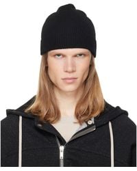 Rick Owens - Tower Ribbed Beanie - Lyst