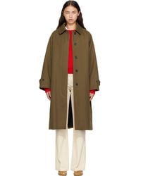 A.P.C. - Khaki Water-Repellent Wool Jacket - Lyst