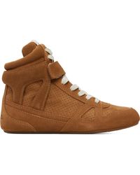 Isabel Marant - Baskets Montantes Senny Brun Clair - Lyst
