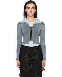 ANDERSSON BELL - Lace-Up Knit Cardigan - Lyst