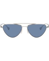 Jil Sander - Oliver Peoples 'Edition 1' Aviator Sunglasses - Lyst