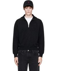 Ami Paris - Tonal Embossed Ami De Coeur Sweatshirt - Lyst