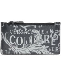 Versace - Logo Couture Card Holder - Lyst