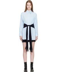 MM6 by Maison Margiela - Cotton Poplin Shirt - Lyst