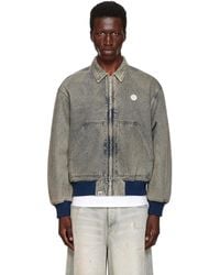 Aape By A Bathing Ape - 'Aapenow' Light Weight Denim Jacket - Lyst
