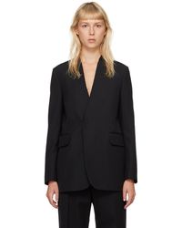 MM6 by Maison Martin Margiela - Collarless Suit Jacket - Lyst