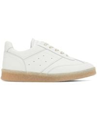 MM6 by Maison Martin Margiela - オフホワイト 6 Court スニーカー - Lyst