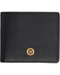 Versace - Medusa Biggie Leather Wallet - Lyst