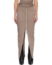 Rick Owens - Temple Pull On Sliced Pillar Maxi Skirt - Lyst