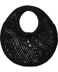 Jacquemus - Woven Raffia Round Shopper Bag - Lyst