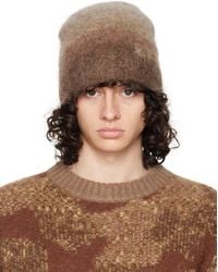 ERL - Taupe & Ombre Beanie - Lyst