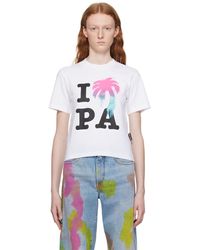 Palm Angels - White 'i Love Pa' T-shirt - Lyst