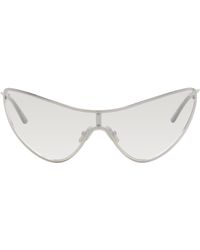 Acne Studios - シルバー メタルフレーム サングラス - Lyst