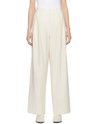Frankie Shop - Off-white Ripley Trousers - Lyst