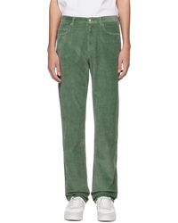 A.P.C. - . Green Standard Trousers - Lyst