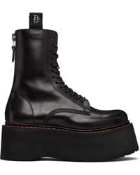 R13 - Double Stack Boots - Lyst