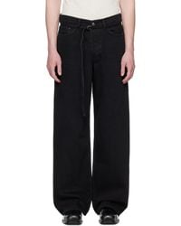 032c - 'Down To Earth' Wide Leg Jeans - Lyst