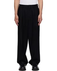 LE17SEPTEMBRE - Two Tuck Wool Trousers - Lyst