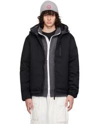 Canada Goose - ' Label' Lodge Down Jacket - Lyst
