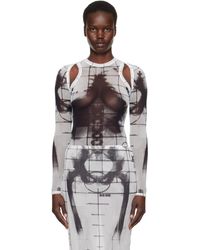 Jean Paul Gaultier - ホワイト＆ブラック The Squeletor ボレロ ジャケット - Lyst