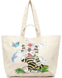 KENZO - Off- Paris Cartoon' Large Tote - Lyst