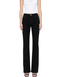 Balmain - High Waisted Slim Fit Denim Jeans - Lyst