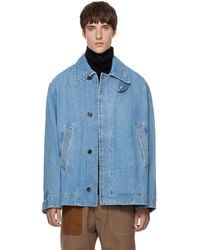 Dries Van Noten - Faded Denim Jacket - Lyst