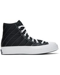 Converse - Black Chuck 70 Faux Fur Sneakers - Lyst