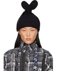 OPEN YY - Wire Knit Beanie - Lyst