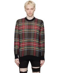 Undercover - Black Check Sweater - Lyst