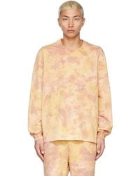 Doublet - Yellow Vegetable Dyed Long Sleeve T-shirt - Lyst