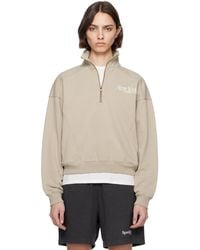 Sporty & Rich - Ny 94 Quarter Zip Sweatshirt - Lyst