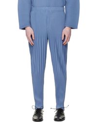 Homme Plissé Issey Miyake - Monthly Colors February Trousers - Lyst