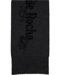 Simone Rocha - Long Graphic Logo Knit Scarf - Lyst